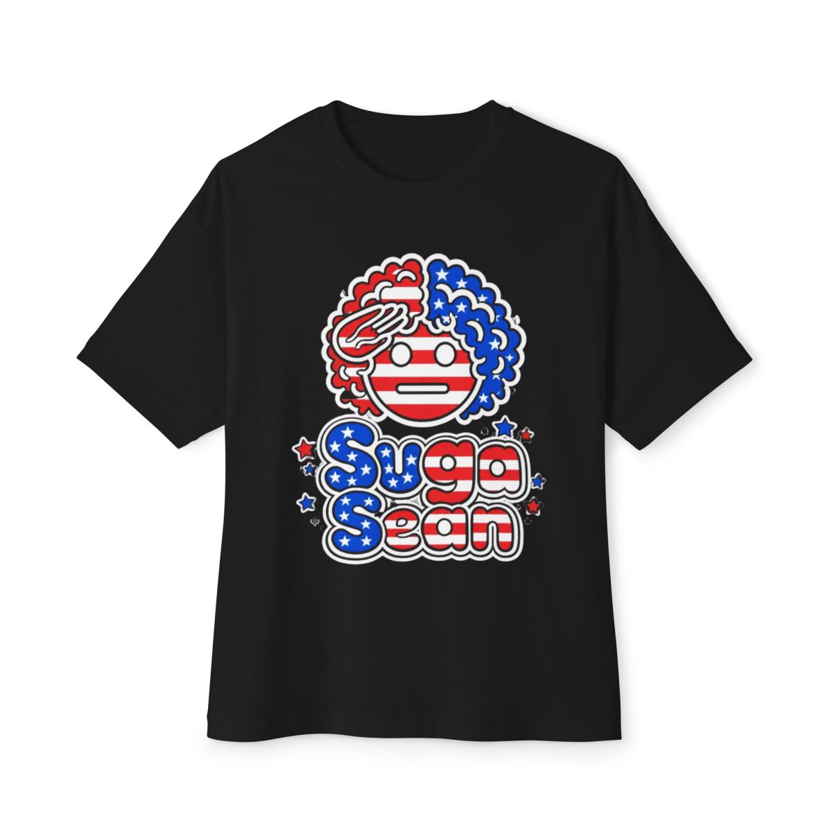 Suga Salute USA Snow Washed Oversized T-Shirt | Sean O'Malley - alternate angle 3, merchandise