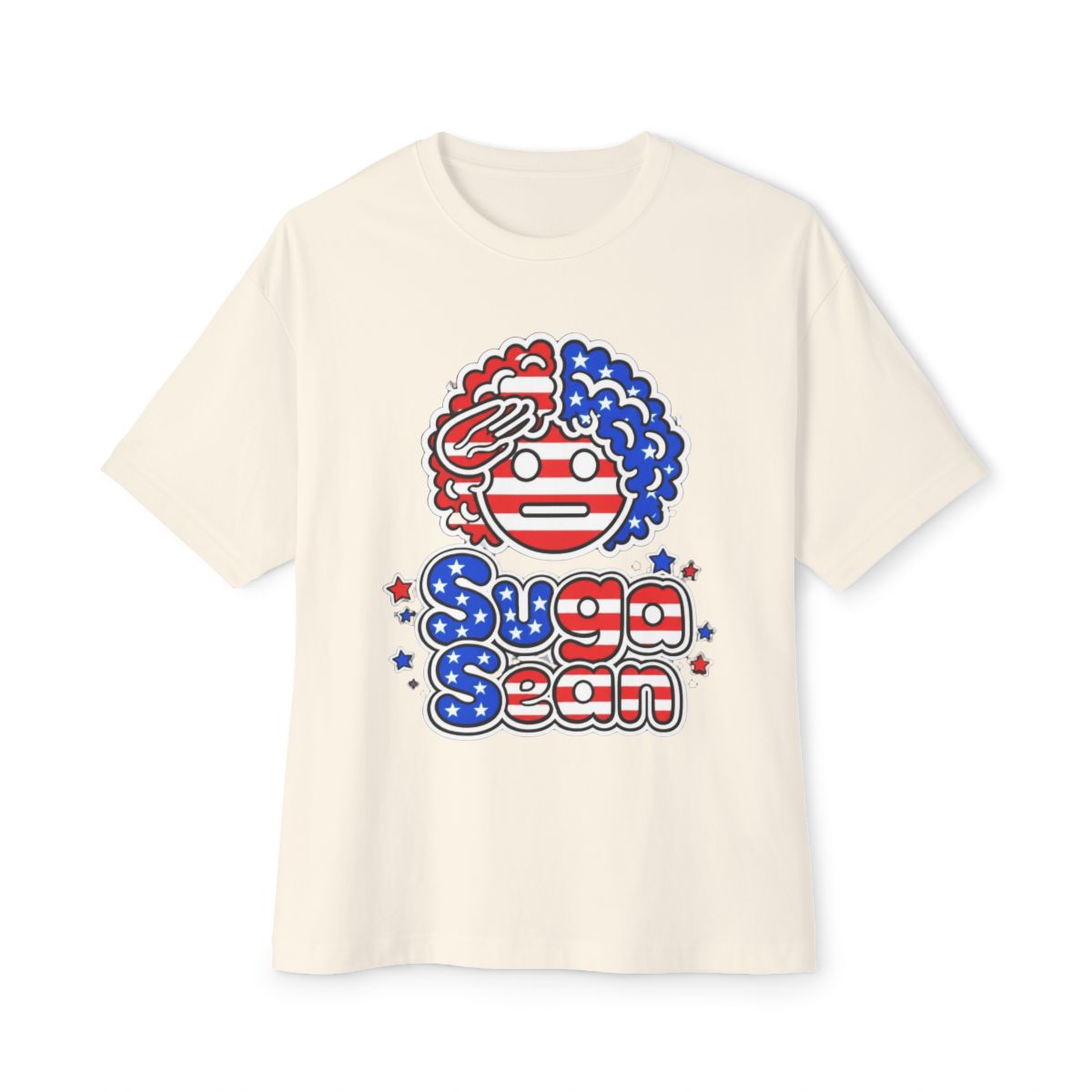 Suga Salute USA Snow Washed Oversized T-Shirt | Sean O'Malley